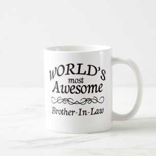 世界の最も素晴らしい義理の兄弟 コーヒーマグカップ