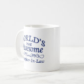 世界の最も素晴らしい義理の娘 コーヒーマグカップ (正面左)