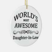 世界の最も素晴らしい義理の娘 セラミックオーナメント (右)