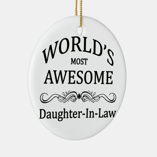 世界の最も素晴らしい義理の娘 セラミックオーナメント (右)