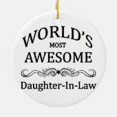 世界の最も素晴らしい義理の娘 セラミックオーナメント (裏面)