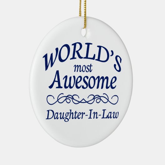 世界の最も素晴らしい義理の娘 セラミックオーナメント (右)