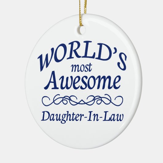 世界の最も素晴らしい義理の娘 セラミックオーナメント (左)