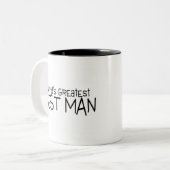 世界の最も素晴らしい花婿介添人の結婚式 ツートーンマグカップ (正面左)