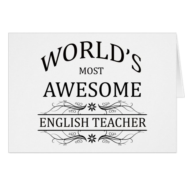 世界の最も素晴らしい英語の先生 (正面横)