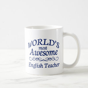 世界の最も素晴らしい英語の先生 コーヒーマグカップ