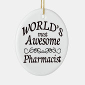 世界の最も素晴らしい薬剤師 セラミックオーナメント (右)