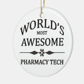 世界の最も素晴らしい薬学の技術 セラミックオーナメント (左)