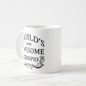 世界の最も素晴らしい蠍座 コーヒーマグカップ (正面左)
