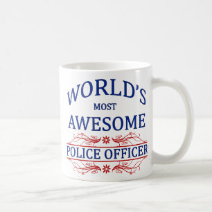 世界の最も素晴らしい警官 コーヒーマグカップ