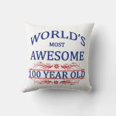 世界の最も素晴らしい100歳 クッション (裏面)