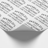 世界の最も素晴らしい100歳 ラッピングペーパー (角)