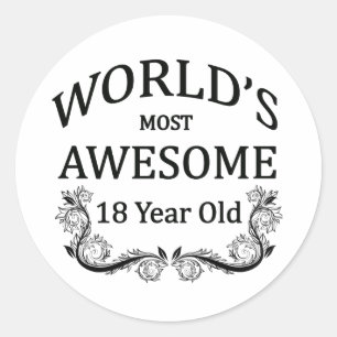 世界の最も素晴らしい18歳児 ラウンドシール