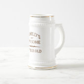 世界の最も素晴らしい50歳 ビールジョッキ (正面右)