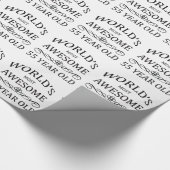 世界の最も素晴らしい55歳 ラッピングペーパー (角)