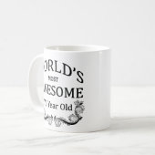 世界の最も素晴らしい70歳 コーヒーマグカップ (正面左)