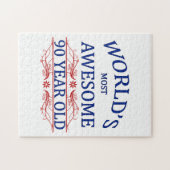 世界の最も素晴らしい90歳 ジグソーパズル (横)