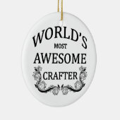 世界の最も素晴らしいCrafter セラミックオーナメント (右)