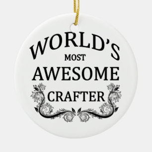 世界の最も素晴らしいCrafter セラミックオーナメント