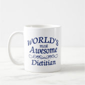 世界の最も素晴らしいDietition コーヒーマグカップ (左)