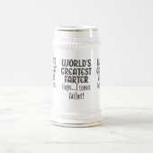 世界の最も素晴らしいfarter oops私は父の白を意味します ビールジョッキ (中央)