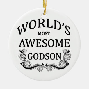世界の最も素晴らしいGodson セラミックオーナメント