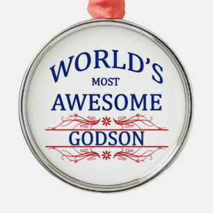 世界の最も素晴らしいGodson メタルオーナメント