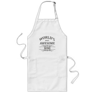 世界の最も素晴らしいMimi ロングエプロン