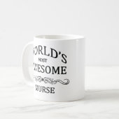 世界の最も素晴らしいMurse コーヒーマグカップ (正面左)