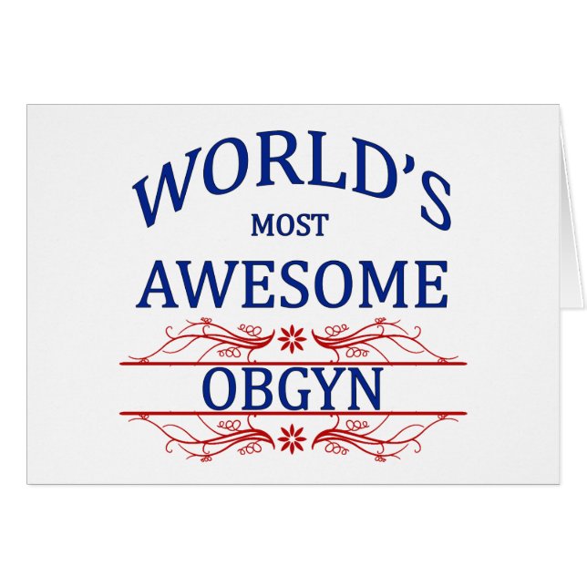 世界の最も素晴らしいOBGYN (正面横)