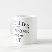 世界の最も素晴らしいOt コーヒーマグカップ (正面左)