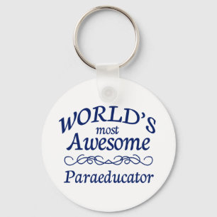 世界の最も素晴らしいParaeducator キーホルダー