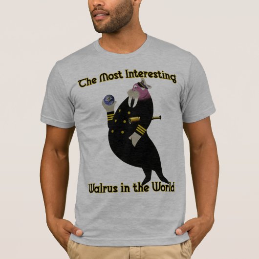 世界の最も興味深いセイウチ Tシャツ (正面)