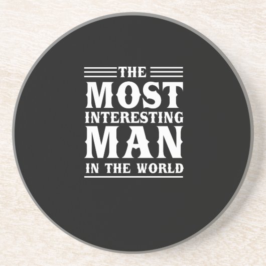 世界の最も興味深い人 コースター (正面)