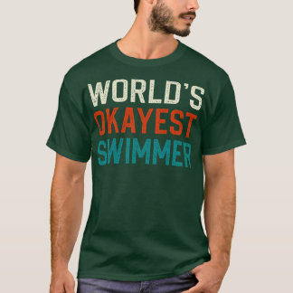 世界の最も重要な泳ぐ人 Tシャツ