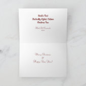 世界の最初屋外のクリスマスツリー1904年 シーズンカード (内部)