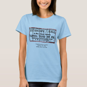 世界の最初映画館- Vitascopeホール Tシャツ