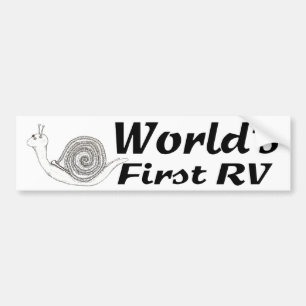 世界の最初RVのバンパーステッカー バンパーステッカー