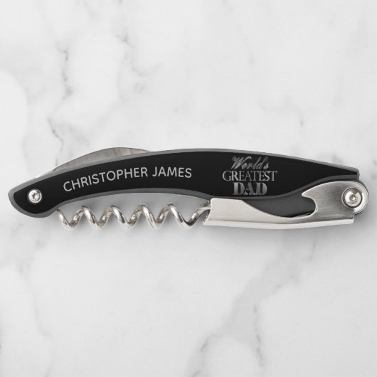 世界の最大パパ名を追加 ソムリエナイフ (裏面)