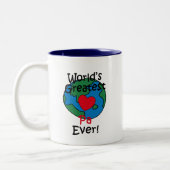 世界の最大Paハート ツートーンマグカップ (左)