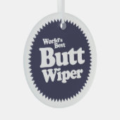 世界の最高のお尻・ワイパーナースCNA RNA  ガラスオーナメント (正面右)