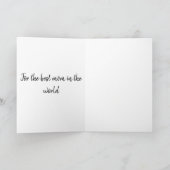 世界の最高のお母さんのために。 カード (内部)