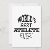 世界の最高のアスリート・エバー 招待状 (正面)