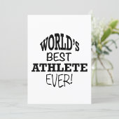 世界の最高のアスリート・エバー 招待状