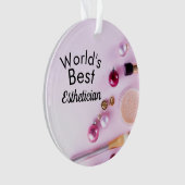 世界の最高のエステティシャンオーナメント オーナメント (正面)