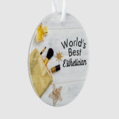 世界の最高のエステティシャンオーナメント オーナメント (正面)