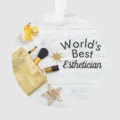 世界の最高のエステティシャンオーナメント オーナメント (正面)