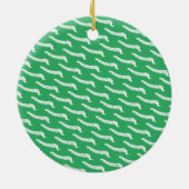 世界の最高のカイロプラクタークリスマス セラミックオーナメント (裏面)