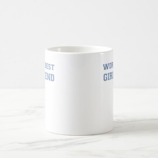 世界の最高のガールフレンド コーヒーマグカップ (中央)