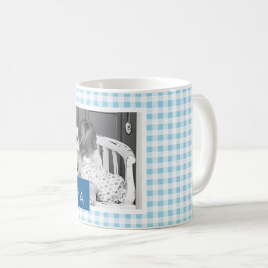 世界の最高のグランパパーソナライズされた写真 コーヒーマグカップ (正面右)